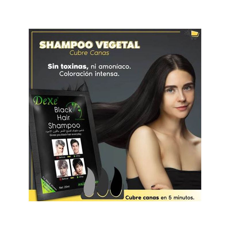 SHAMPOO CUBRECANAS NEGRO